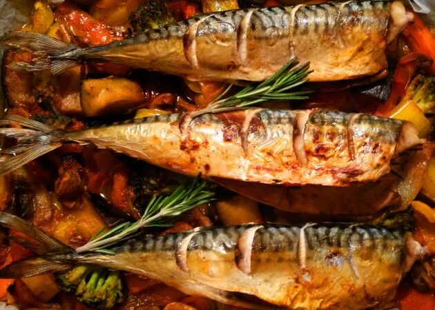 Запечаная скумбрыя